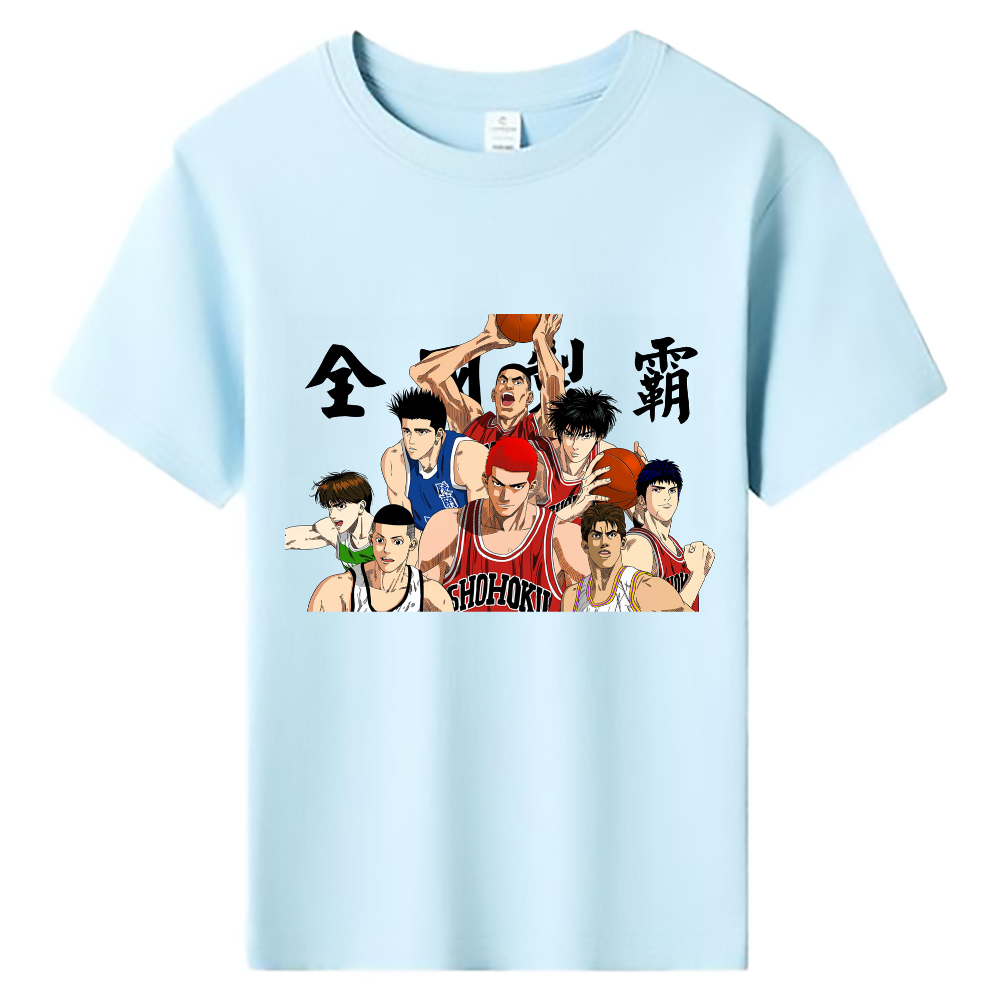 （画像用） SLAM DUNK／スラムダンク 綿100％キッズTシャツ（フロントプリント）